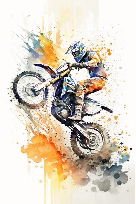 Мотокросс вектор