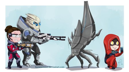 Масс эффект Шепард Жнец