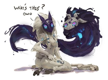 Киндред ЛОЛ арт