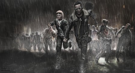 Бандит зомби апокалипсис арт