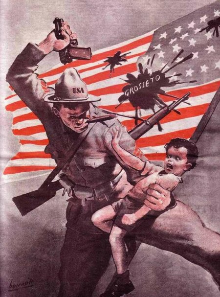 Итальянские пропагандистские плакаты второй мировой