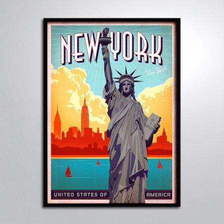 New York плакат
