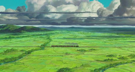 Хаяо Миядзаки пейзажи