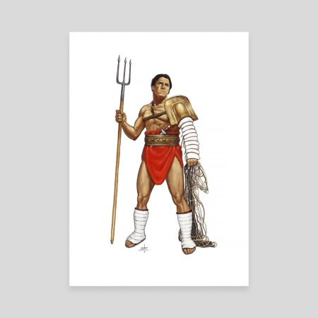 Римский Гладиатор ретиарий