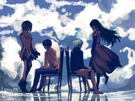 Токийский гуль Манга Канеки и Ризе