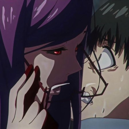 Ризе Токийский гуль черно белая