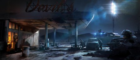 Gas Station концепт арт