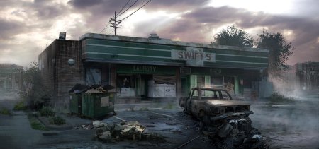 Заброшенная заправка зомби апокалипсис