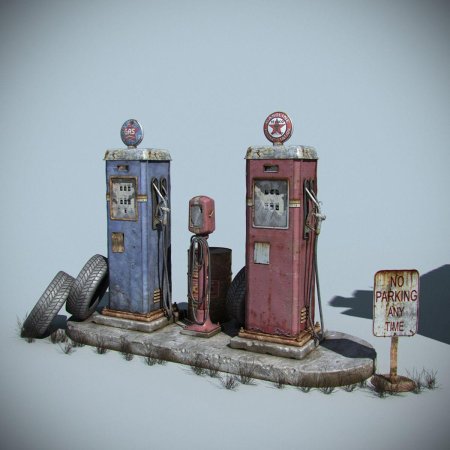 Автозаправка для диорамы