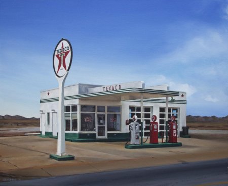 Texaco Gas Station
