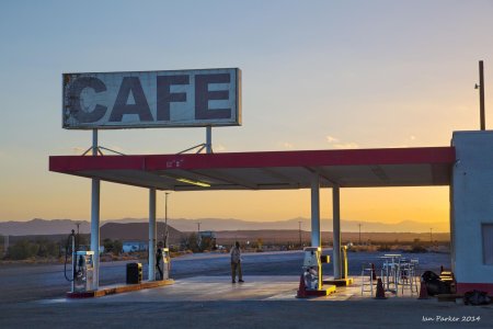 Американская заправка в Техасе