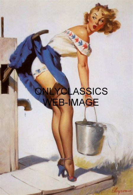 Художник Джил Элвгрен пин-ап