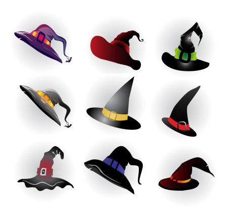 Шляпа ведьмы с разных ракурсов