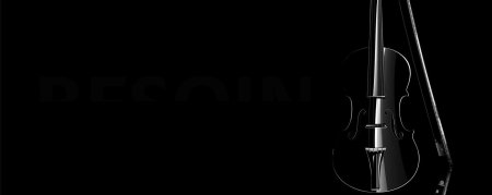 Скрипка на темном фоне