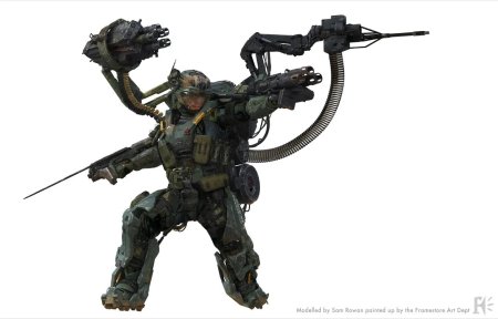 Грань будущего арт экзоскелет