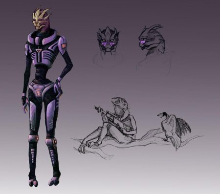 Mass Effect турианки