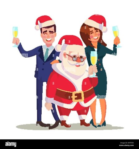 Новогодний корпоратив вектор