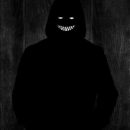 Человек в капюшоне без лица