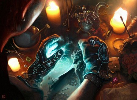 Стимпанк маг фэнтези арт
