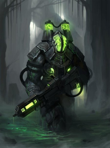 Силовая броня арт сай фай