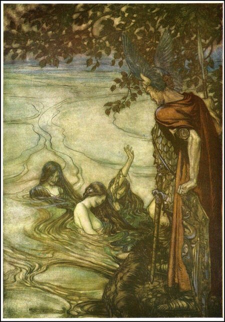 Артур Рэкхем кольцо Нибелунгов