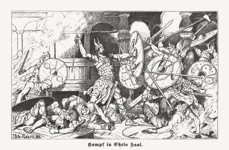 «Сага о Нибелунгах», Густав Шалк.