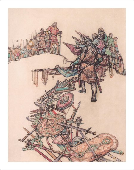 Песнь о Нибелунгах иллюстрации Владимира Третьякова