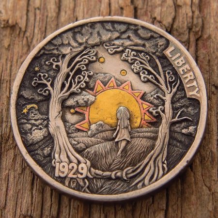 Монетка арт