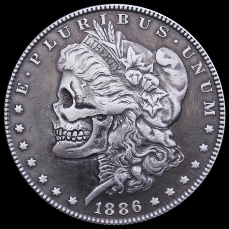 Хобо монеты 1921 Морган