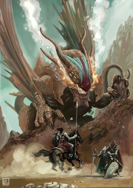 Ржавый дракон арт