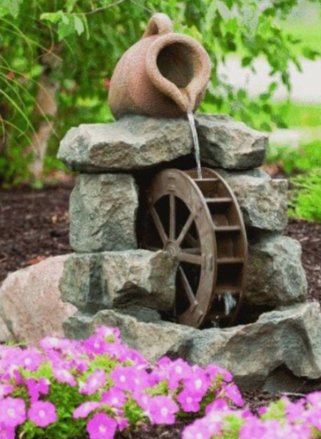 Водяная мельница для сада