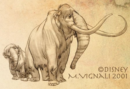 Мамонт рисунок