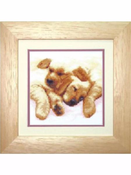 Червона Мить вышивка крестом собака