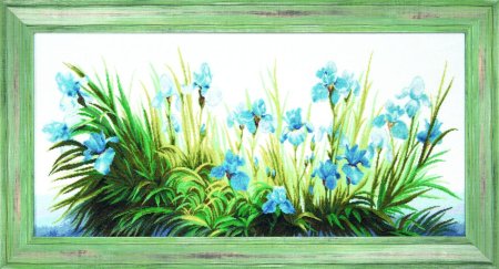 Чаривна Мить ирисы вышивка крестом