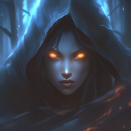 Девушка с горящими глазами