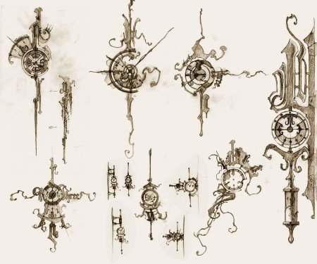 Стимпанк эскизы