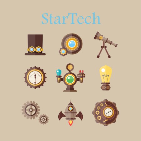 Стимпанк иконки