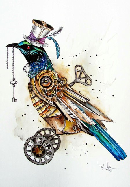 Стимпанк эскизы