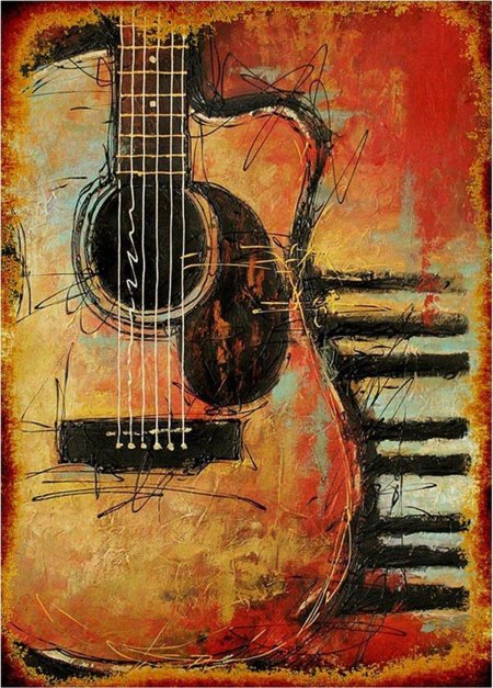 Гитара в живописи