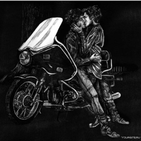 Сириус Блэк на мотоцикле