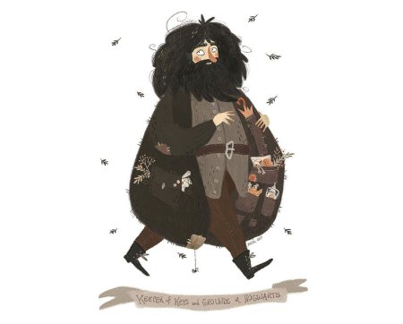 Гарри Поттер Хагрид арт