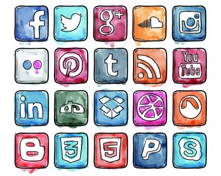 Значки соцсетей