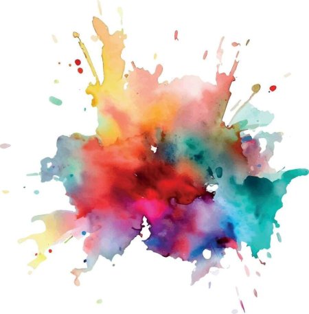 Брызги краски вектор