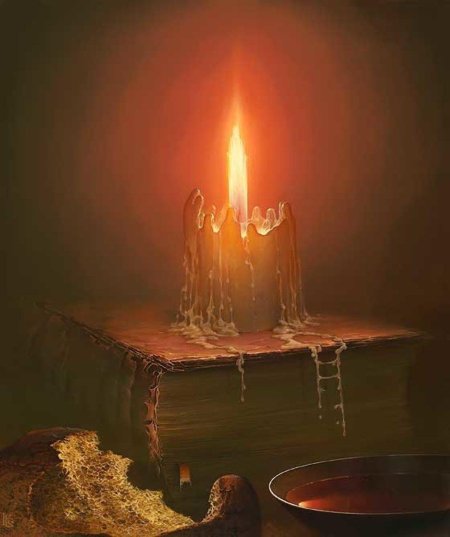 Горящие свечи