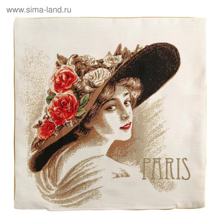 Вышивка дамы в шляпках