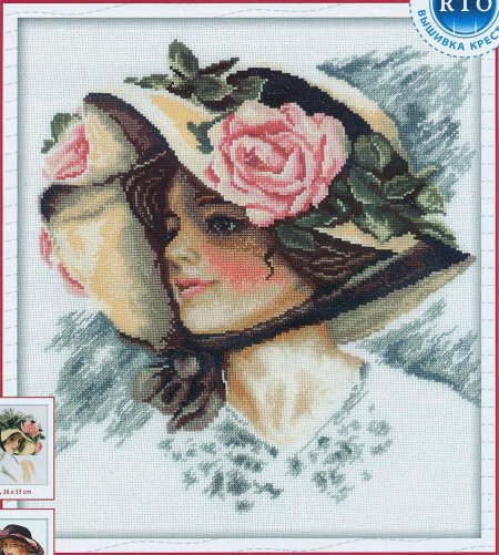 Мадам Брошкина вышивка крестом