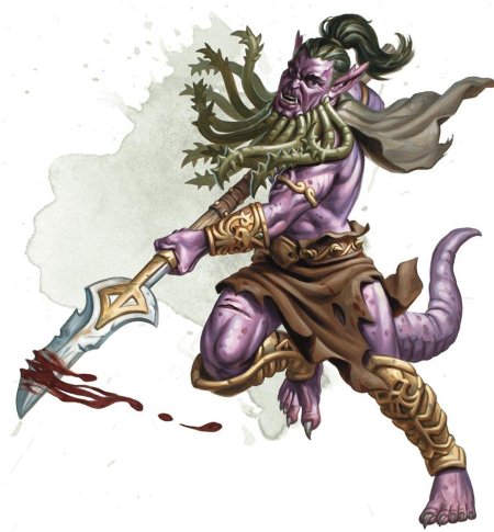 Бородатый демон ДНД