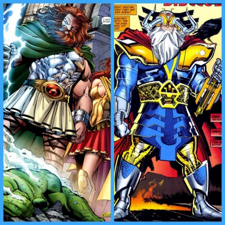 Тор против Зевса Марвел