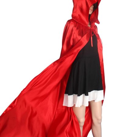 Красная накидка с капюшоном