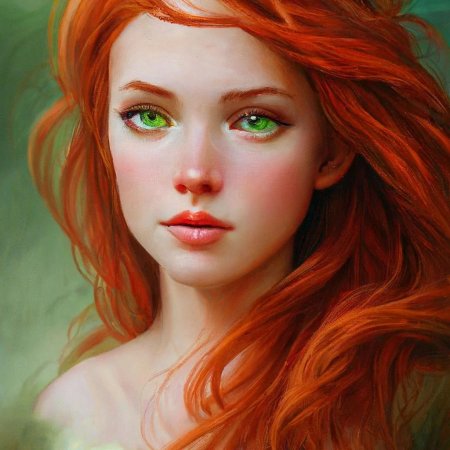 Рыжая портрет